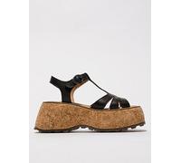 Fly London Coil Cork Wedge Sandal, Black, Size 8, Women Black