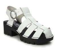 Fly London Emme Womens Ladies Chunky Gladiator Sandals Slingback Sandals Beige S