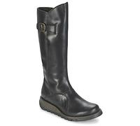 Fly London Flat boots MOL 2 in Black 5