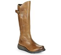 Fly London Women's Mol 2 Zip up Boots, Camel, 6 UK