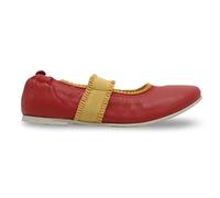 Fly London GECH253FLY Mousse Leather Women's Slip On Shoes - Devil Red Yellow - Size:UK 6