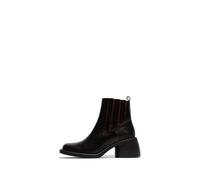 Fly London Women's HAIL310FLY Fashion Boot, Black/RED, 4 UK