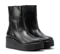 Fly London Hann Leather Women's Black Boots - UK 7 / EU 40 / US 9-9.5