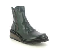 Fly London Hole Hiji Mon Petrol leather Womens ankle boots P211146-004