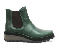 Fly London HUUD148FLY Rug Leather Women's Ankle Boots - Petrol - Size:UK 7