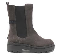 FLY LONDON Judy Grey Suede Tall Chelsea Boots Size: 37, Colour: Grey Suede