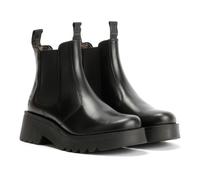 Fly London Medi Midland Black leather Womens Chelsea Boots P144789-000 in a Plain Leather in Size 37