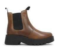 Fly London MEDI789FLY Rug Leather Women's Ankle Boots - Mid Brown - Size:UK 6