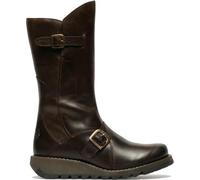 Fly London Women's Mes 2 Buckle Boots, Dk Brown, 7 UK
