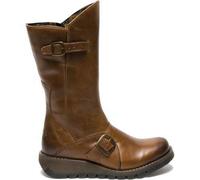 Fly London Mes 2 Womens Ladies Mid Calf Wedge Zip Up Leather Boots Size UK 4-8