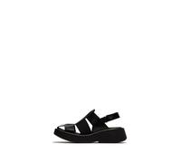Fly London Women's MING201FLY Sandal, Black, 7 UK