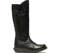 Fly London Mol 2 Womens Ladies Leather Zip Up Knee High Wedge Boots Size UK 4-8
