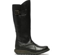 Fly London Mol 2 Womens Ladies Leather Zip Up Knee High Wedge Boots Size UK 4-8
