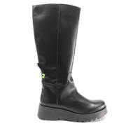 Fly London MYNT908FLY Leather Women's Calf Length Boots - Black - Size:UK 4