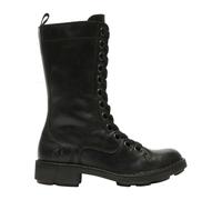 Fly London NOLE Womens Hi-Leg Zip Up Tall Mid Calf Biker Boots - UK 5 / EU 38