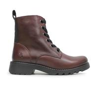 Fly London RAGI539FLY Rug Leather Women's Ankle Boots - Wine - Size:UK 7