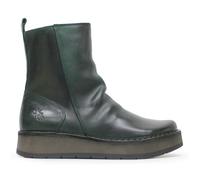Fly London RENO053FLY Rug Leather Women's Ankle Boots - Petrol Petrol - Size:UK 7