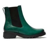 Fly London Rope Womens Ladies Slip Pull On Ankle Chelsea Boots Green Size UK 4-8