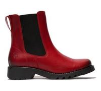 Fly London Rope Womens Ladies Slip Pull On Ankle Chelsea Boots Red Size UK 4-8