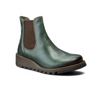 Fly London SALV Rug Leather Women's Ankle Boots - Petrol - Size:UK 4