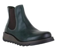 Fly London SALV Rug Leather Women's Ankle Boots - Petrol - Size:UK 4