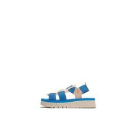 Fly London SAMB245FLY Women's Sandal, Natural/azurre/azurre