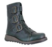 Fly London Women's SCOP110FLY Biker Boots,PETROL,7 UK