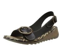 Fly London Women's Tram723fly Sling Back Sandals,Black Black 000,5 UK