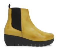 Fly London VAZE177FLY Burn Leather Women's Ankle Boots - Mustard - Size:UK 6