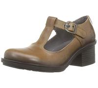 Fly London Women CADY180FLY T-Bar Heels, Brown (Camel 006), 4 UK