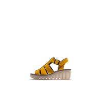 Fly London Women's BAIC621FLY Sandal, Yellow, 7 UK