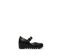 Fly London Women's BAXE428FLY Moccasin, Black, 3 UK