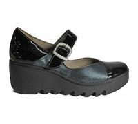 FLY London Women's BAXE428FLY Pump, Black/Green, 7 UK