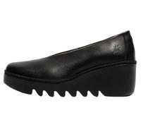 Fly London BESO246FLY Dublin Leather Women's Wedge Sole Shoes - Black - Size:UK 5