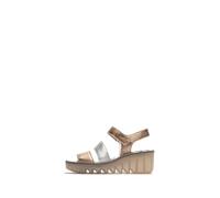 Fly London Women's BEXY575FLY Sandal, Sahara/Silver/Sahara, 7 UK