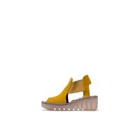Fly London Women's BIGA412FLY Sandal, Yellow, 7 UK
