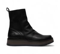 Fly London Womens Black Reno Leather Zip Up Platform Comfort Ankle Boots - Size UK 6