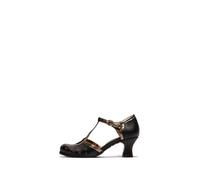 Fly London Women's BLEF462FLY Sandal, Black/Graphite, 8 UK
