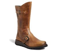 Fly London MES 2 Rug Leather Women's Ankle Boots - Camel - Size:UK 5