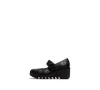 Fly London Women's BORY564FLY Wedges, Black, 4 UK