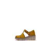 Fly London Women's BURI481FLY Sandal, Yellow, 6 UK