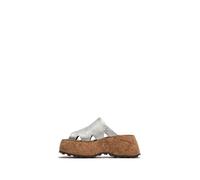 Fly London Women's CEIR280FLY Sandal, Silver, 4 UK