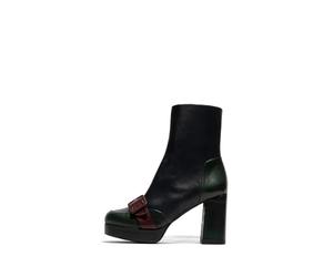 Fly London Women's EFOL352FLY Fashion Boot, Emerald/Navy/Purple, 2 UK