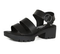 Fly London Women's EGLY520FLY Sandal, Black, 4 UK