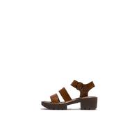 Fly London Women's EGLY520FLY Sandal, Camel, 5 UK