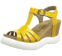 Fly London Women's GAIT959FLY Sandal, Yellow, 4 UK