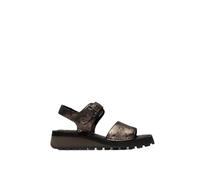 Fly London Women's HALY559FLY Sandal, Graphite, 7 UK