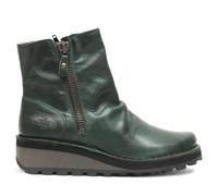 Fly London Hole Hiji Mon Petrol leather Womens ankle boots P211146-004 in a Plain Leather in Size 37