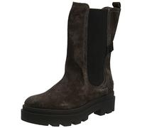 FLY LONDON Judy Grey Suede Tall Chelsea Boots Size: 39, Colour: Grey Suede