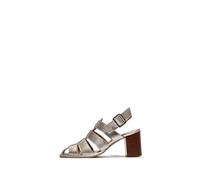 Fly London Women's MAIF262FLY Sandal, Silver, 8 UK